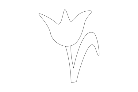 Coloriage Fleur 036 – 10doigts.fr