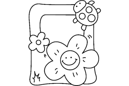 Coloriage Fleurs 001 – 10doigts.fr