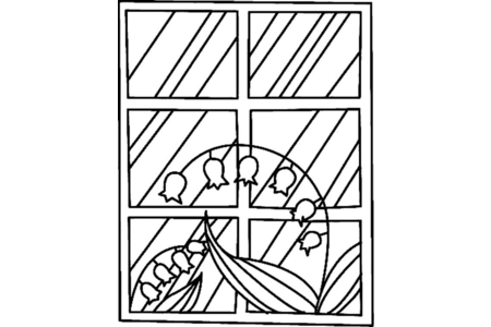 Coloriage Fleurs 027 – 10doigts.fr