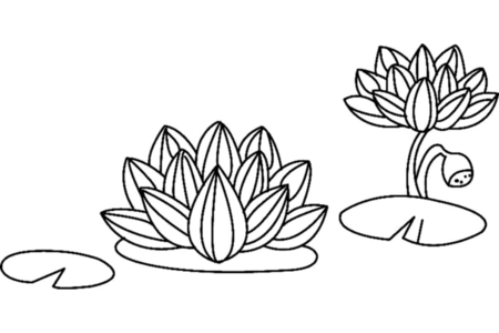 Coloriage Fleurs 029 – 10doigts.fr