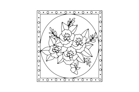 Coloriage Fleurs 039 – 10doigts.fr