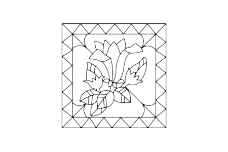 Coloriage Fleurs 040 – 10doigts.fr