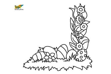 Coloriage Fleurs 049 – 10doigts.fr