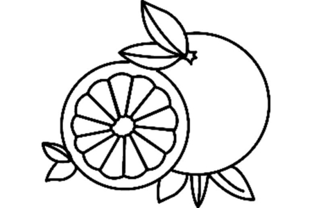 Coloriage Orange 01 – 10doigts.fr