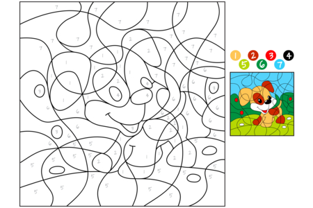 Coloriage Coloriage-magique9 – 10doigts.fr