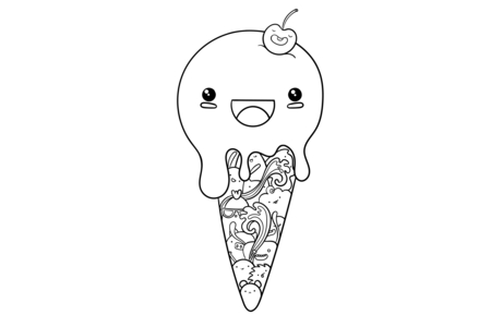 Coloriage Kawaii5 – 10doigts.fr