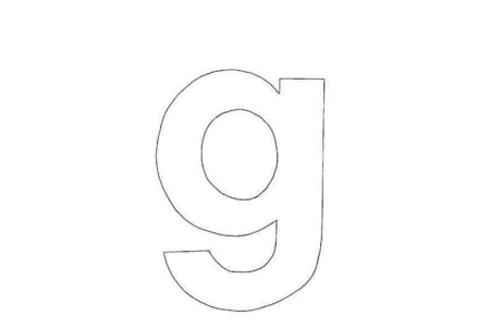 Coloriage g minuscule – 10doigts.fr