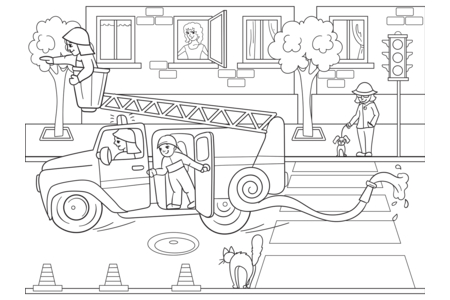 Coloriage Metier5 – 10doigts.fr