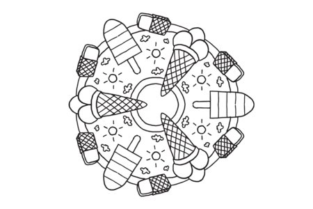 Coloriage Mandala5 – 10doigts.fr