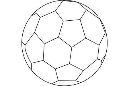 Coloriage Sport football 01 – 10doigts.fr