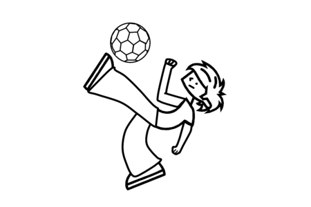 Coloriage Sport football 03 – 10doigts.fr