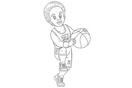 Coloriage Sport21 – 10doigts.fr