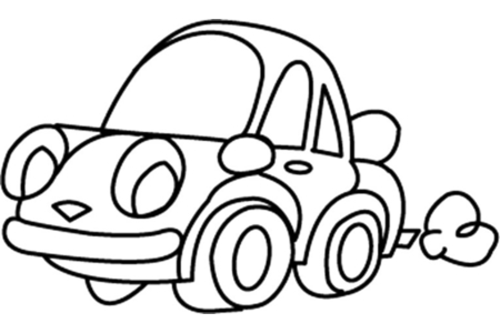 Coloriage Auto 01 – 10doigts.fr