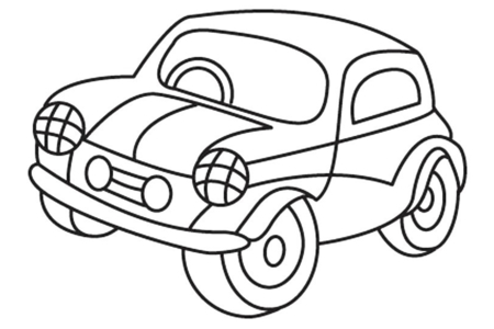 Coloriage Auto 03 – 10doigts.fr