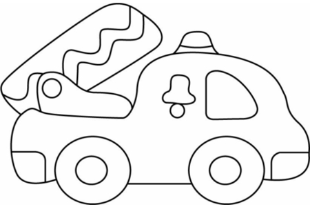 Coloriage Camion 06 – 10doigts.fr