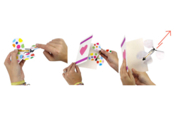 Papillons volants à décorer - Décors en carton - 10doigts.fr - 2