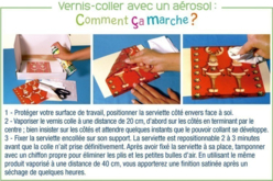 Vernis-colle en aérosol 250 ml - Colles en aérosol - 10doigts.fr