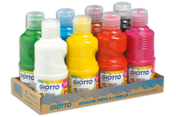 Gouache Giotto 250 ml - Peinture gouache liquide - 10doigts.fr