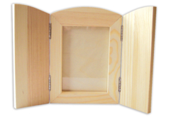 Cadre pliable en bois - Cadres photos en bois - 10doigts.fr - 2