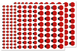 Gommettes coccinelles - Gommettes Animaux - 10doigts.fr