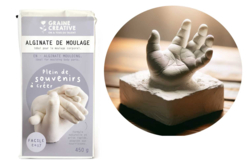 Alginate prise rapide - 450 gr - Empreinte - Modelage et moulage - 10doigts.fr