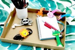 Animaux attache-fils - Caoutchouc Mousse - 10doigts.fr