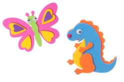 animaux caoutchouc mousse coloré - Caoutchouc Mousse - 10doigts.fr