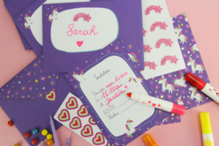 anniversaire fille - Invitations d'anniversaire - 10doigts.fr