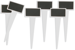 Ardoises à piquer - Lot de 6 - Ardoises en bois – 10doigts.fr