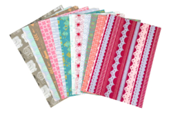 assortiment papiers gluepatch - Papiers Vernis-collage - 10doigts.fr