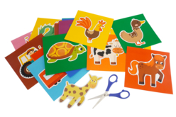 Atelier découpage - 50 motifs pour apprendre à découper  - Kits éducatifs - 10doigts.fr