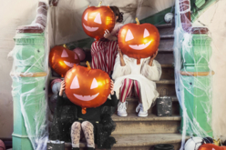 ballon citrouille déco halloween - Ballons d'halloween - 10doigts.fr