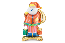 ballon père noël - Ballons, guirlandes, serpentins - 10doigts.fr