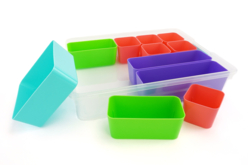 boite de rangement pour loisirs créatifs - Rangements couture et bijoux - 10doigts.fr