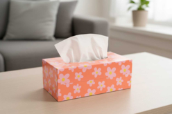 Boite mouchoir Decopatch - Colles scolaires - 10doigts.fr