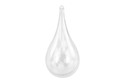 Boule goutte en plastique transparent  - Formes à garnir - Plastique - 10doigts.fr