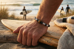 bracelet idée cadeau fête des pères - Lithothérapie / Bracelets chakras - 10doigts.fr - 2
