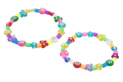 bracelets perles enfants DIY - Perles Couleurs Transparentes - 10doigts.fr