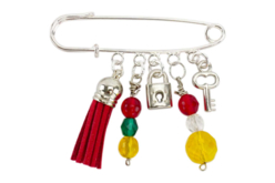 breloque metal sur broche - Breloques, pampilles - 10doigts.fr