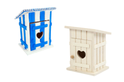 Cabanon en bois miniature 8 x 6,5 cm - Les nouveautés 2025 - 10doigts.fr - 2