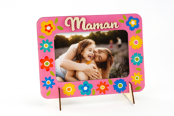 cadre maman fête des mères - Déco en bois brut - 10doigts.fr