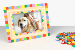 cadre mosaïques caoutchouc - Mosaïques papier, mousse - 10doigts.fr