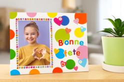 Cadre photo fête des parents - Cadres en carton - 10doigts.fr - 2