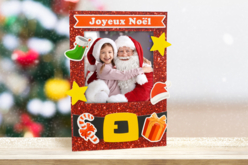 Cadre souvenir Noel Enfant - Kits créatifs de Noël pour les enfants - 10doigts.fr