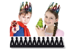 Carte à gratter : couronne - Cartes à gratter, à poinçonner - 10doigts.fr