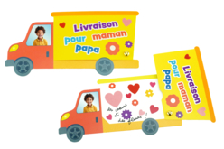Carte fete des peres Camion - Kits fête des parents - 10doigts.fr