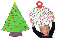 cartes noel géantes - Kits créatifs de Noël pour les enfants - 10doigts.fr - 2