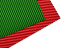 carton ondulé couleurs noel - Carton ondulé - 10doigts.fr