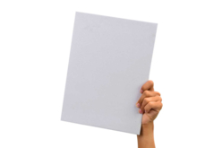 Cartons blanc 48 x 68 cm, - Papiers blancs - 10doigts.fr