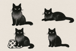 chat encre de chine - Encres liquides - 10doigts.fr - 2